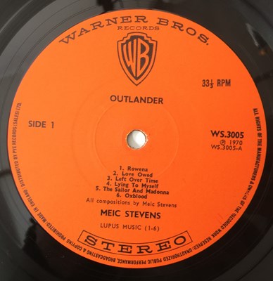Lot 491 - MEIC STEVENS - OUTLANDER LP (WS 3005 - UK ORIGINAL PRESSING)
