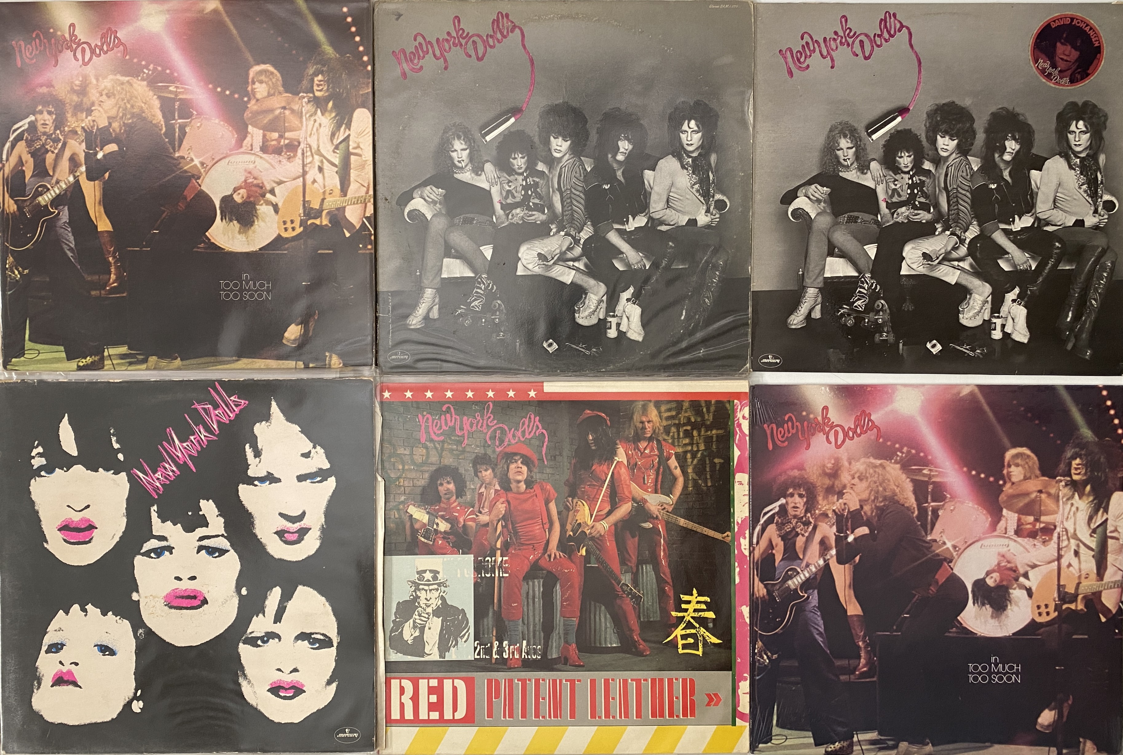 Lot 96 - NEW YORK DOLLS - LP COLLECTION