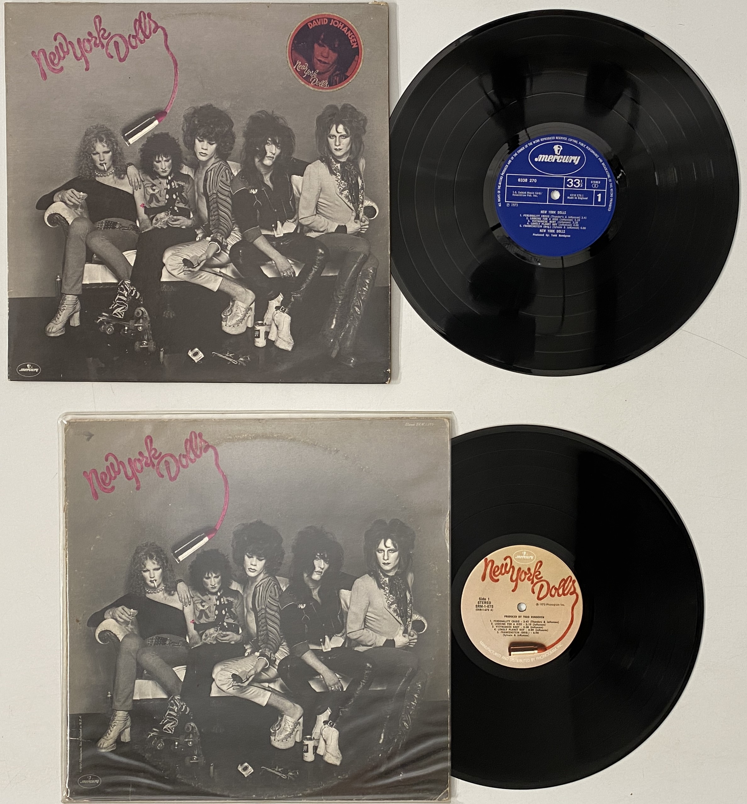 Lot 96 - NEW YORK DOLLS - LP COLLECTION