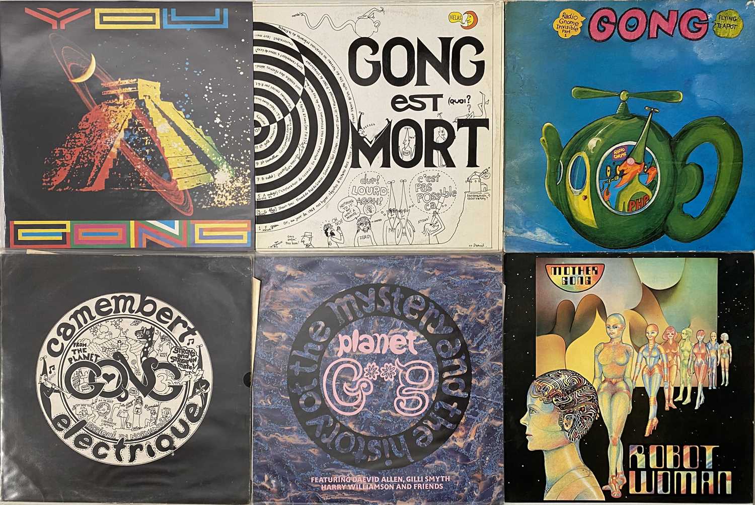 Lot 97 - GONG & RELATED - LPs