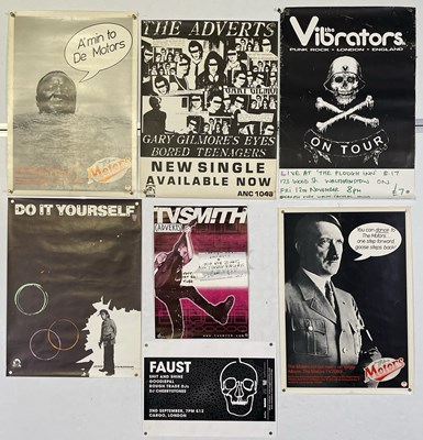 Lot 207 - 70S/80S ROCK & PUNK POSTER COLLECTION INC (IAN DURY, THE VIBRATORS, FAUST).