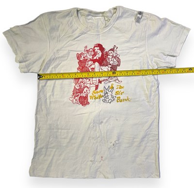 Lot 358 - PUNK FASHION - ORIGINAL SEDITIONARIES 'SNOW WHITE' T-SHIRT.