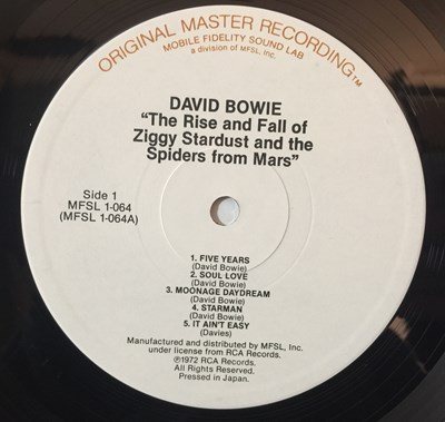 Lot 139 - David Bowie - Ziggy Stardust LP (MFSL 1-064 - Audiophile)