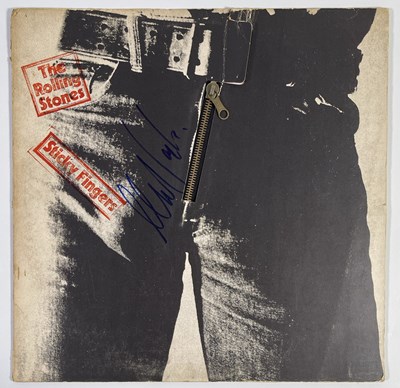 Lot 313 - THE ROLLING STONES - STICKY FINGERS (LARGE ZIP) SIGNED BY MICK TAYLOR.