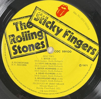 Lot 313 - THE ROLLING STONES - STICKY FINGERS (LARGE ZIP) SIGNED BY MICK TAYLOR.