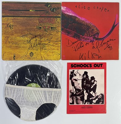 Lot 315 - ALICE COOPER - SIGNED LPS.