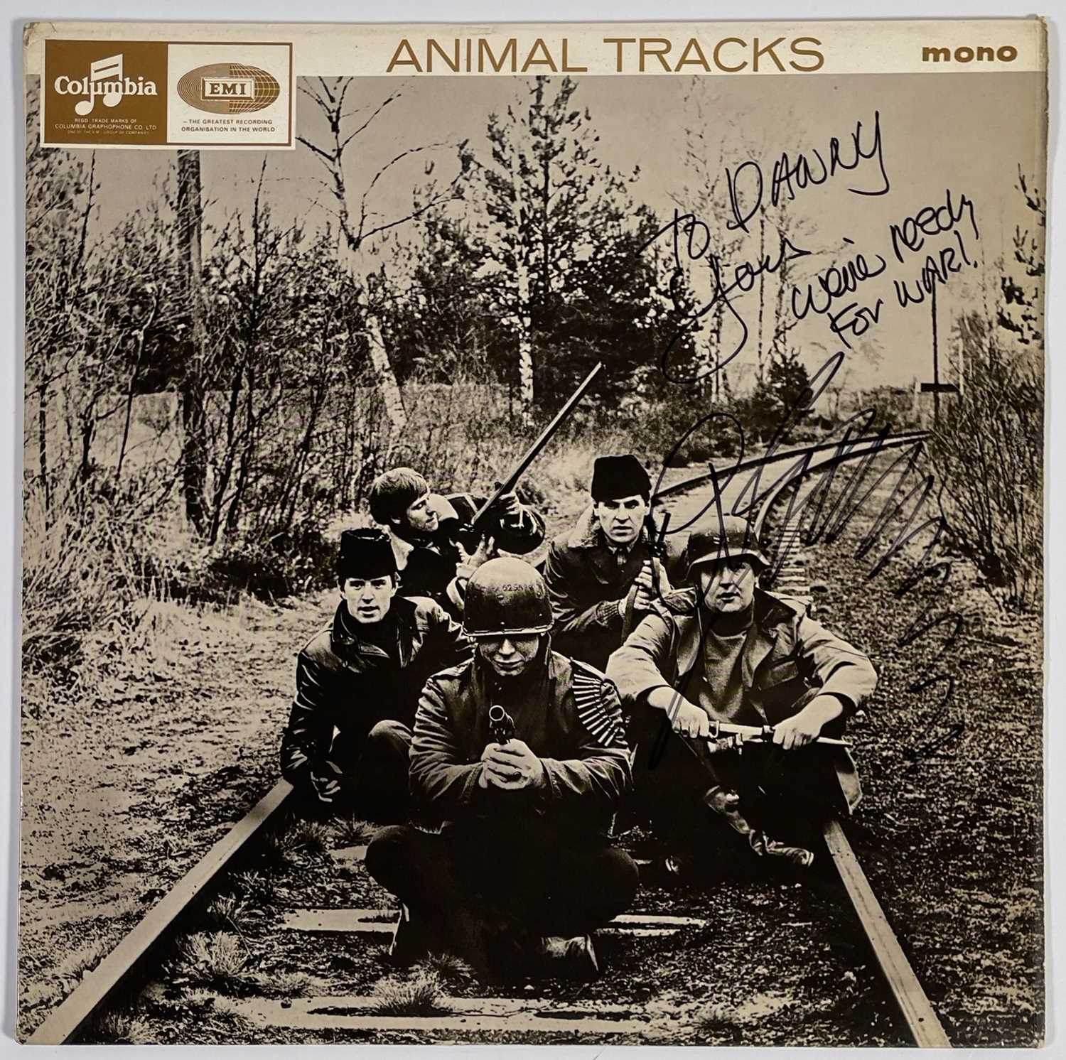 Lot 316 - THE ANIMALS - CHAS CHANDLER SIGNED EX+ CONDITION ANIMAL TRACKS LP.