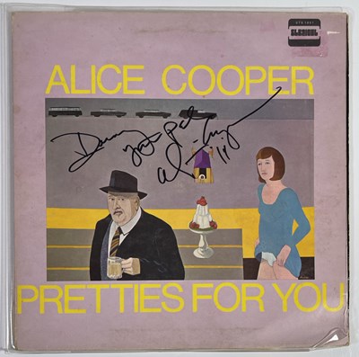 Lot 318 - ALICE COOPER - PRETTIES FOR YOU - SIGNED LP.