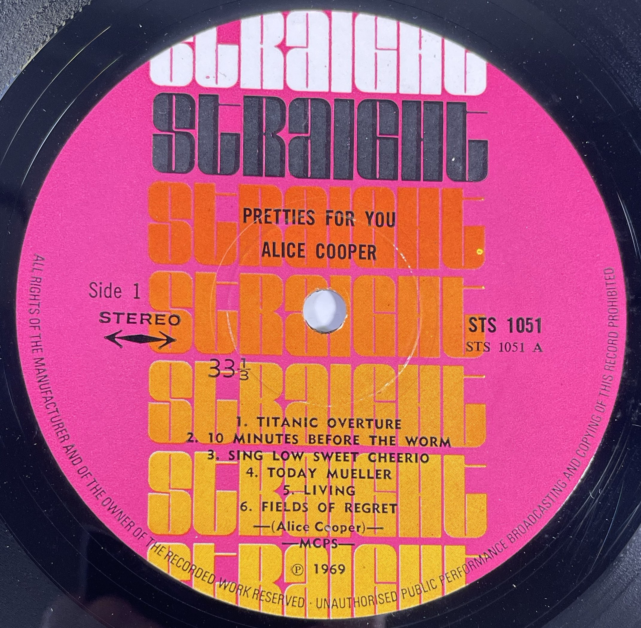 Lot 318 - ALICE COOPER - PRETTIES FOR YOU - SIGNED LP.