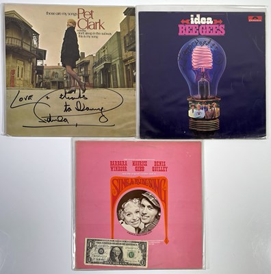 Lot 322 - DANNY'S SIGNED ALBUMS - INC BEE GEES.