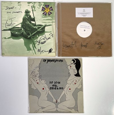 Lot 323 - DANNY'S SIGNED LPS  - WEIRD STUFF / ALT INC UTOPIA STRONG.