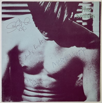 Lot 345 - THE SMITHS - FULLY SIGNED SELF TITLED LP.