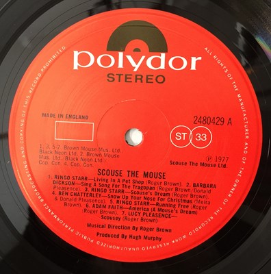 Lot 273 - RINGO STARR/ VARIOUS - SCOUSE THE MOUSE LP (UK POLYDOR - 2480429)