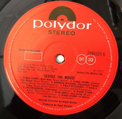 Lot 273 - RINGO STARR/ VARIOUS - SCOUSE THE MOUSE LP (UK POLYDOR - 2480429)