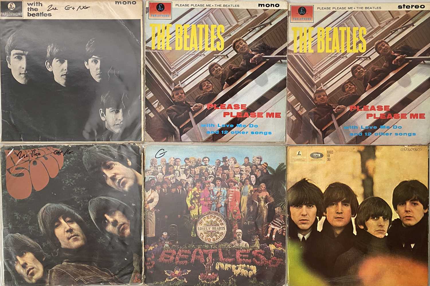 Lot 275 - THE BEATLES - STUDIO LP PACK