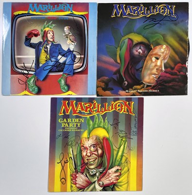 Lot 301 - MARILLION - SIGNED RECORDS.