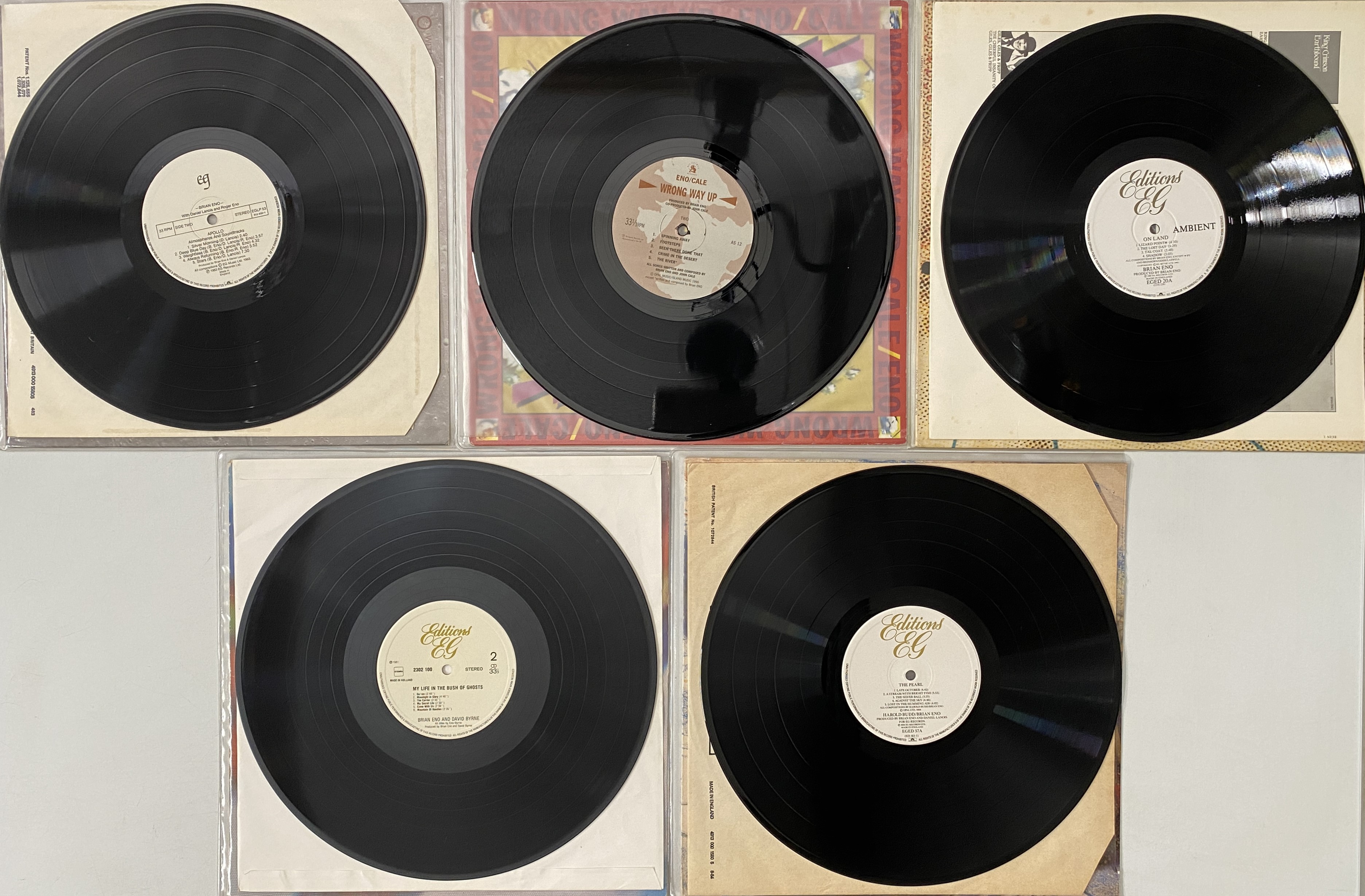 Lot 198 - BRIAN ENO - LP COLLECTION