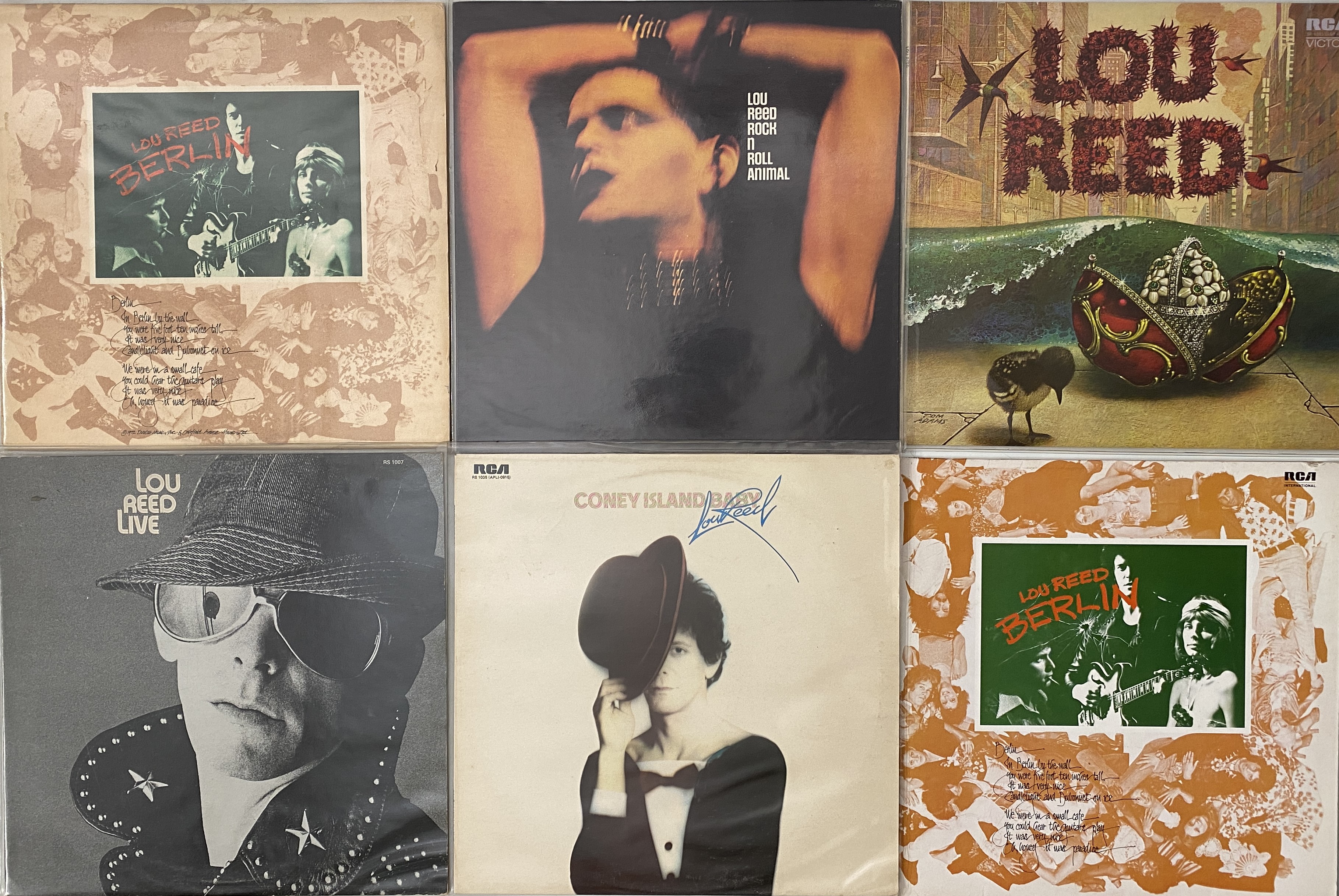 Loo Reed Lot 251 - LOU REED / RELATED - LP COLLECTION