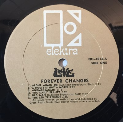 Lot 144 - Love - Forever Changes LP (US Allentown Mono - EKL 4013)