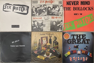 Lot 256 - THE SEX PISTOLS / RELATED - LP PACK