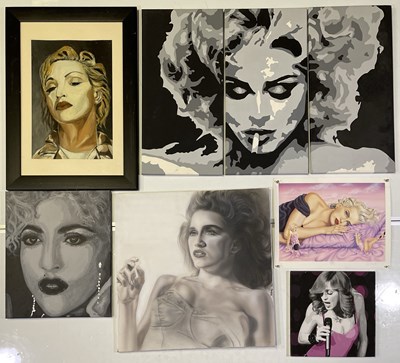 Lot 216 - MADONNA PAINTINGS & PRINTS.