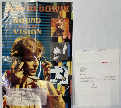 Lot 441 - DAVID BOWIE - MEMORABILIA INC PROMO ITEMS.