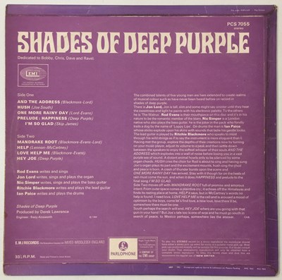 Lot 326 - DEEP PURPLE - SHADES OF DEEP PURPLE LP (UK STEREO ORIGINAL - PCS 7055)