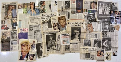 Lot 2310442 - DAVID BOWIE - MAGAZINES AND PRESS CUTTINGS.