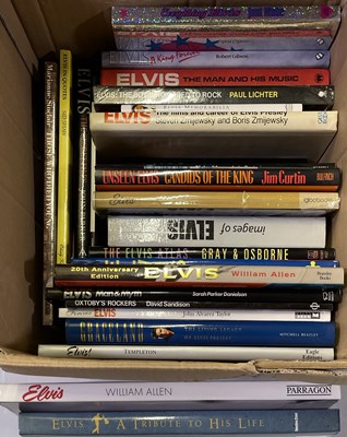 Lot 391 - ELVIS RELATED BOOKS.