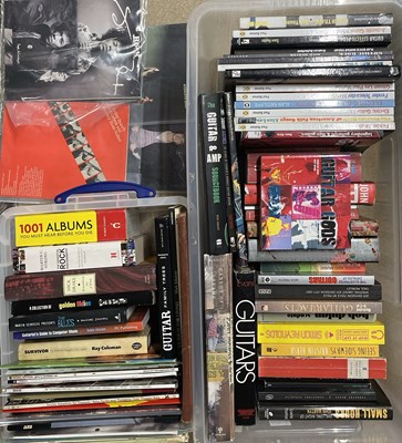 Lot 111 - MUSIC & GUITAR-RELATED BOOKS.