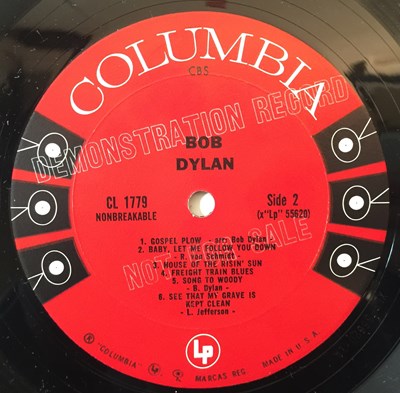 Lot 150 - Bob Dylan - Self-Titled LP (US Promo - CL 1779)