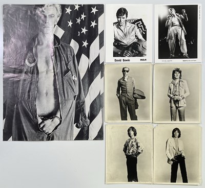 Lot 156 - DAVID BOWIE / ROLLING STONES - ORIGINAL PRESS / PROMO PHOTOGRAPHS. ﻿