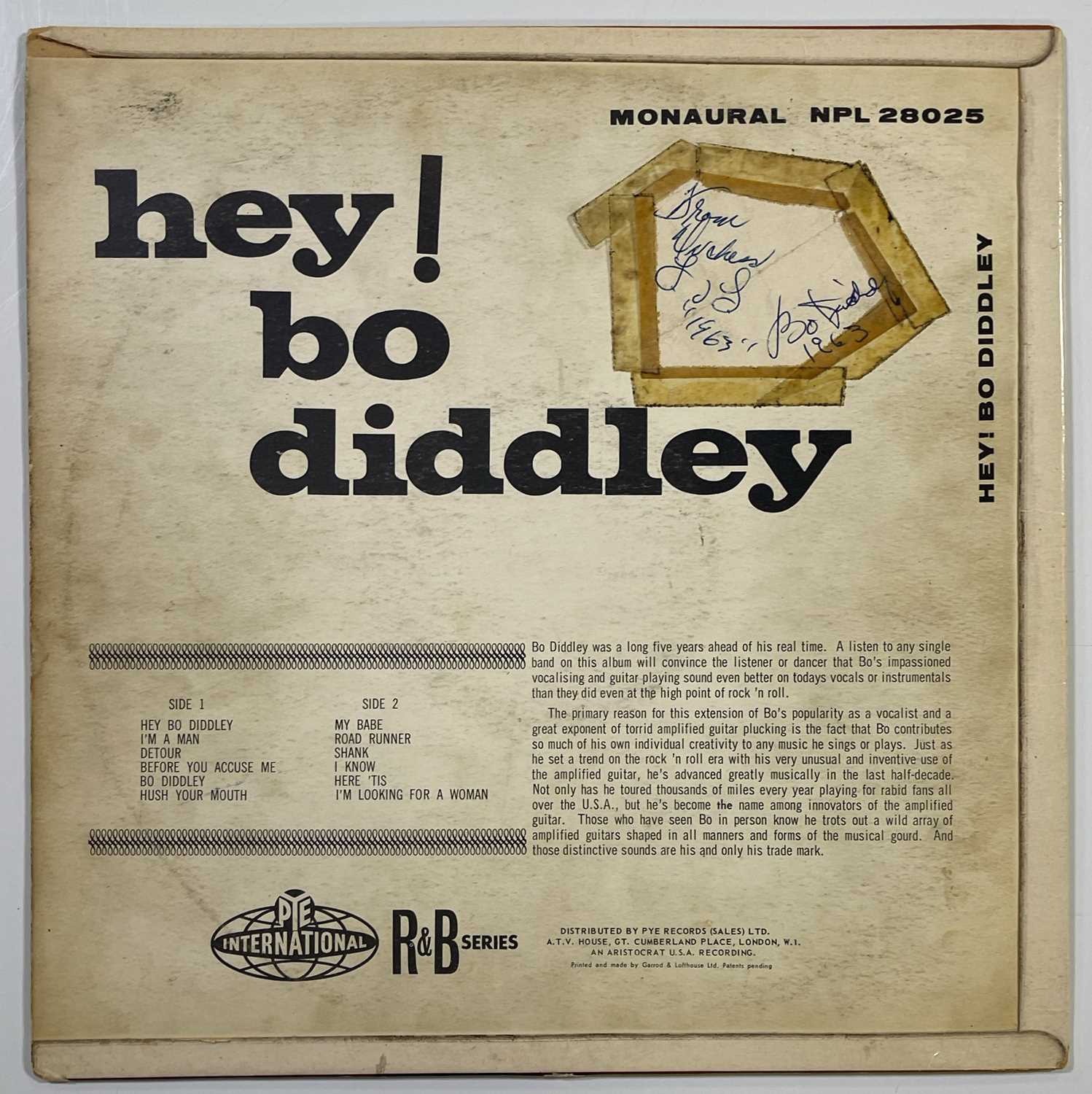 Lot 306 - BO DIDDLEY - SIGNED LP.