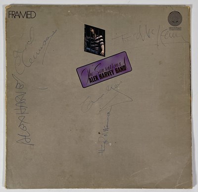 Lot 310 - THE SENSATIONAL ALEX HARVEY BAND - FULLY SIGNED LP.