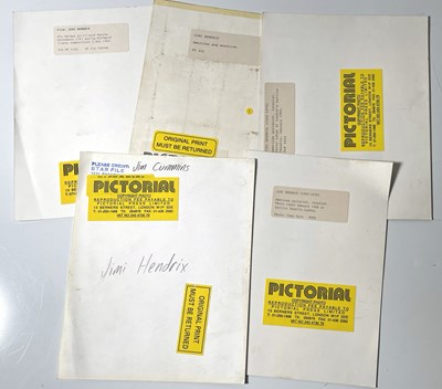 Lot 480 - JIMI HENDRIX - ORIGINAL COLOUR SLIDES AND PHOTOGRAPHS.