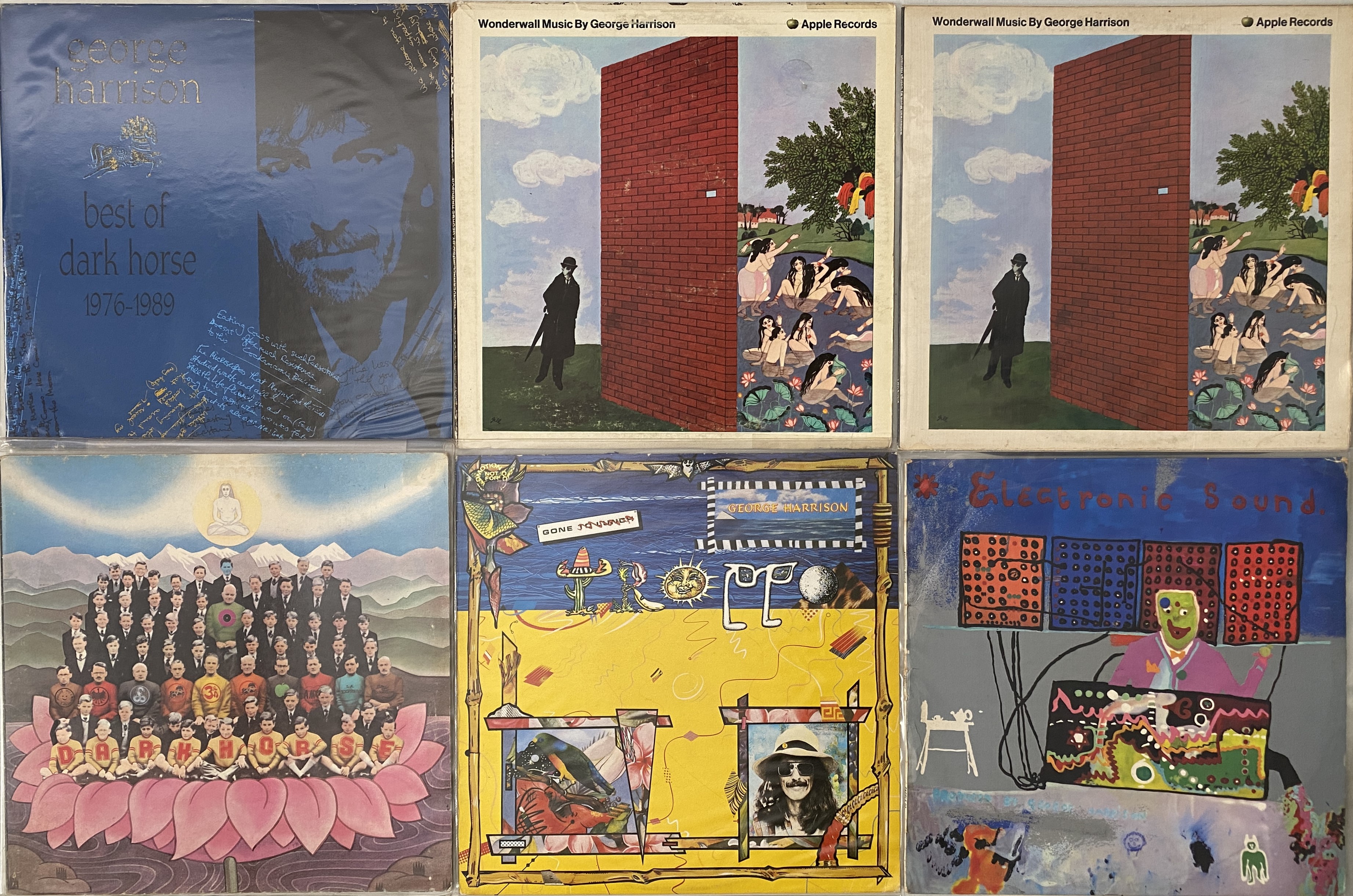 Lot 282 - GEORGE HARRISON AND RELATED - LP COLLECTION