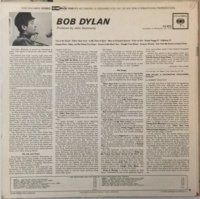 Lot 153 - Bob Dylan - Self-Titled LP (US Stereo Original - CS 8579)