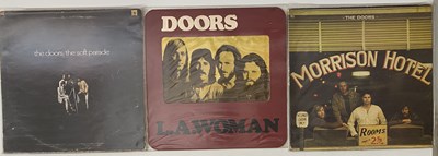 Lot 398 - THE DOORS - STUDIO LP PACK (INC ORIGINALS)