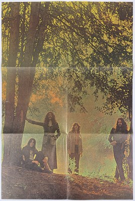 Lot 239 - BLACK SABBATH - ORIGINAL MASTERS OF REALITY INSERT POSTER.