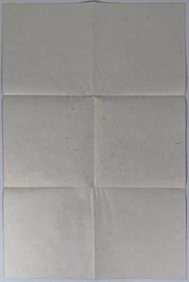 Lot 239 - BLACK SABBATH - ORIGINAL MASTERS OF REALITY INSERT POSTER.