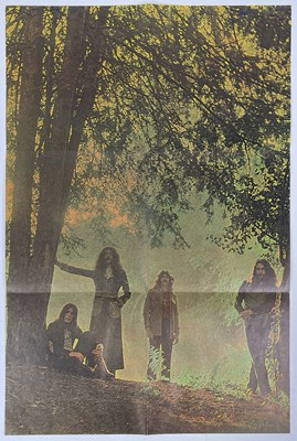 Lot 240 - BLACK SABBATH - ORIGINAL MASTERS OF REALITY INSERT POSTER.