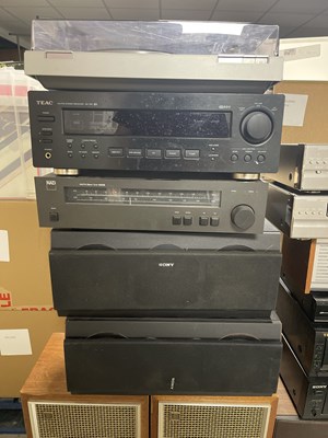 Lot 13 - ELECTRIC GUITAR & HIFI EQUIPMENT (SONY, PIONEER, NAD, TEAC).