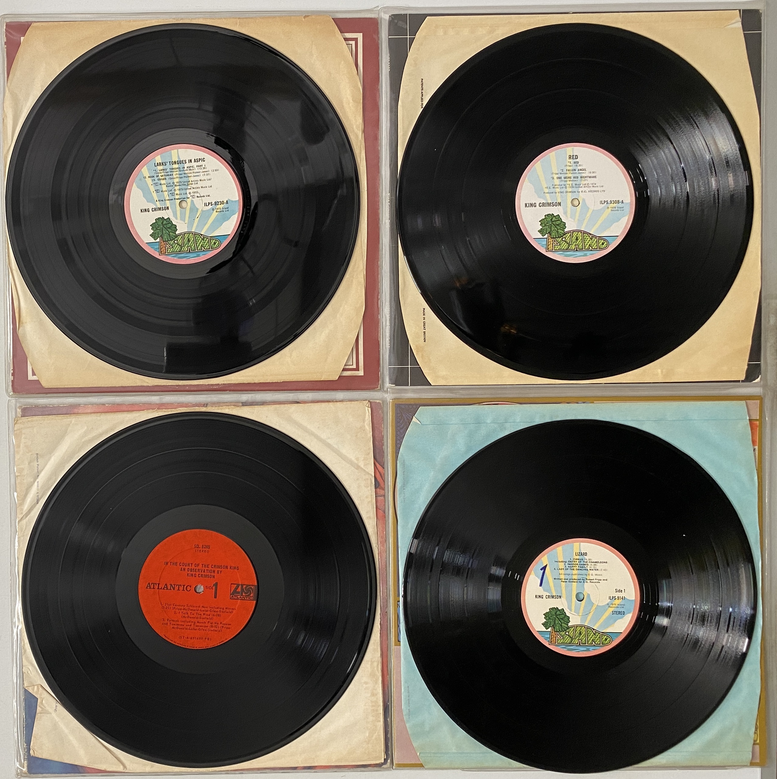 Lot 382 - KING CRIMSON - LP PACK