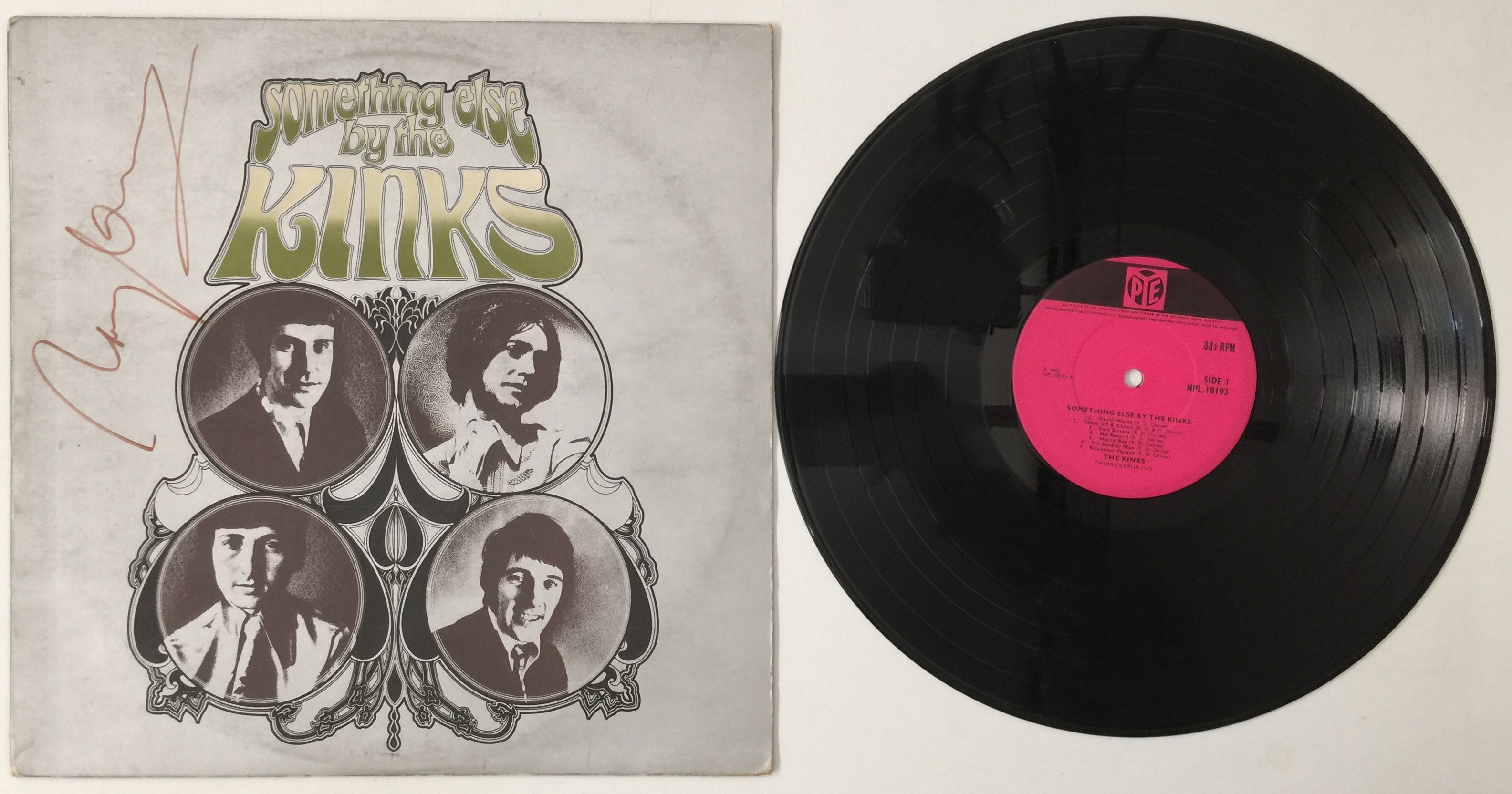 Lot 420 - THE KINKS - SOMETHING ELSE BY THE KINKS LP