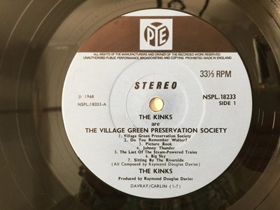 Lot 421 - THE KINKS - THE KINKS ARE THE VILLAGE GREEN PRESERVATION SOCIETY LP (ORIGINAL UK STEREO COPY - PYE NSPL 18233)