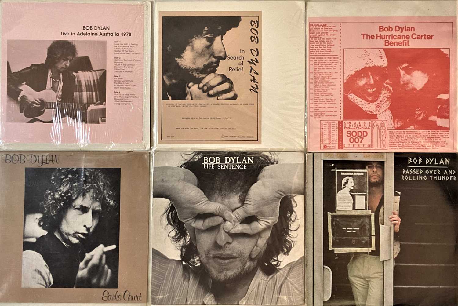 Lot 158 - Bob Dylan - Private Released LPs