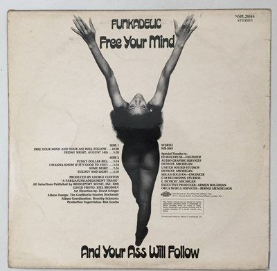 Lot 469 - FUNKADELIC - FREE YOUR MIND AND YOUR ASS WILL FOLLOW LP (ORIGINAL UK COPY - PYE INTERNATIONAL NSPL 28144)