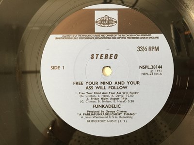Lot 469 - FUNKADELIC - FREE YOUR MIND AND YOUR ASS WILL FOLLOW LP (ORIGINAL UK COPY - PYE INTERNATIONAL NSPL 28144)