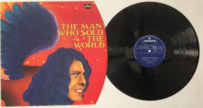 Lot 566 - DAVID BOWIE - THE MAN WHO SOLD THE WORLD LP (1972 GERMAN PRESSING - MERCURY 6338 041)