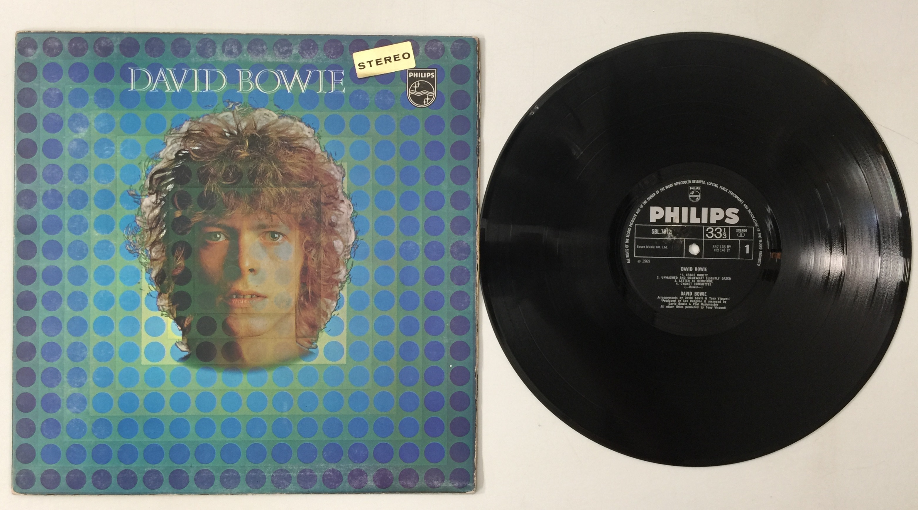 Lot 572 - DAVID BOWIE - DAVID BOWIE (PHILIPS) LP